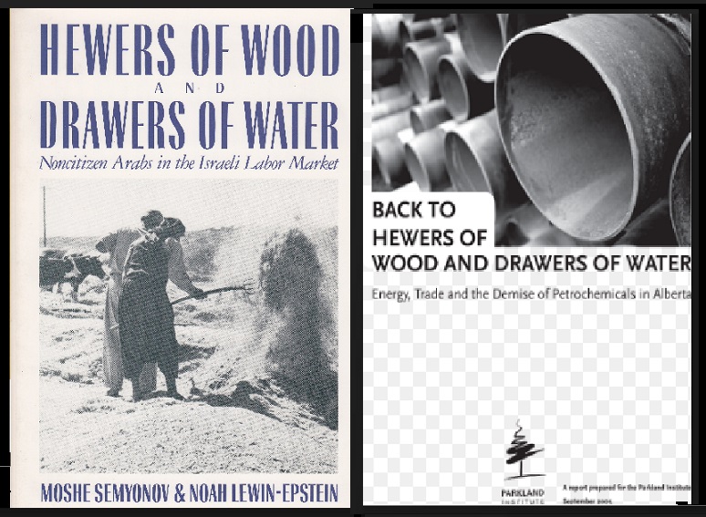 Biblical caste systen, racism - hewers of wood, draweers of water