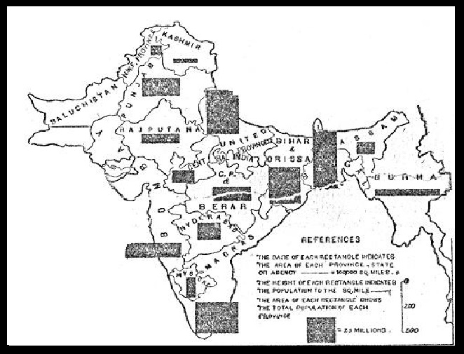 Census of India map - 1911